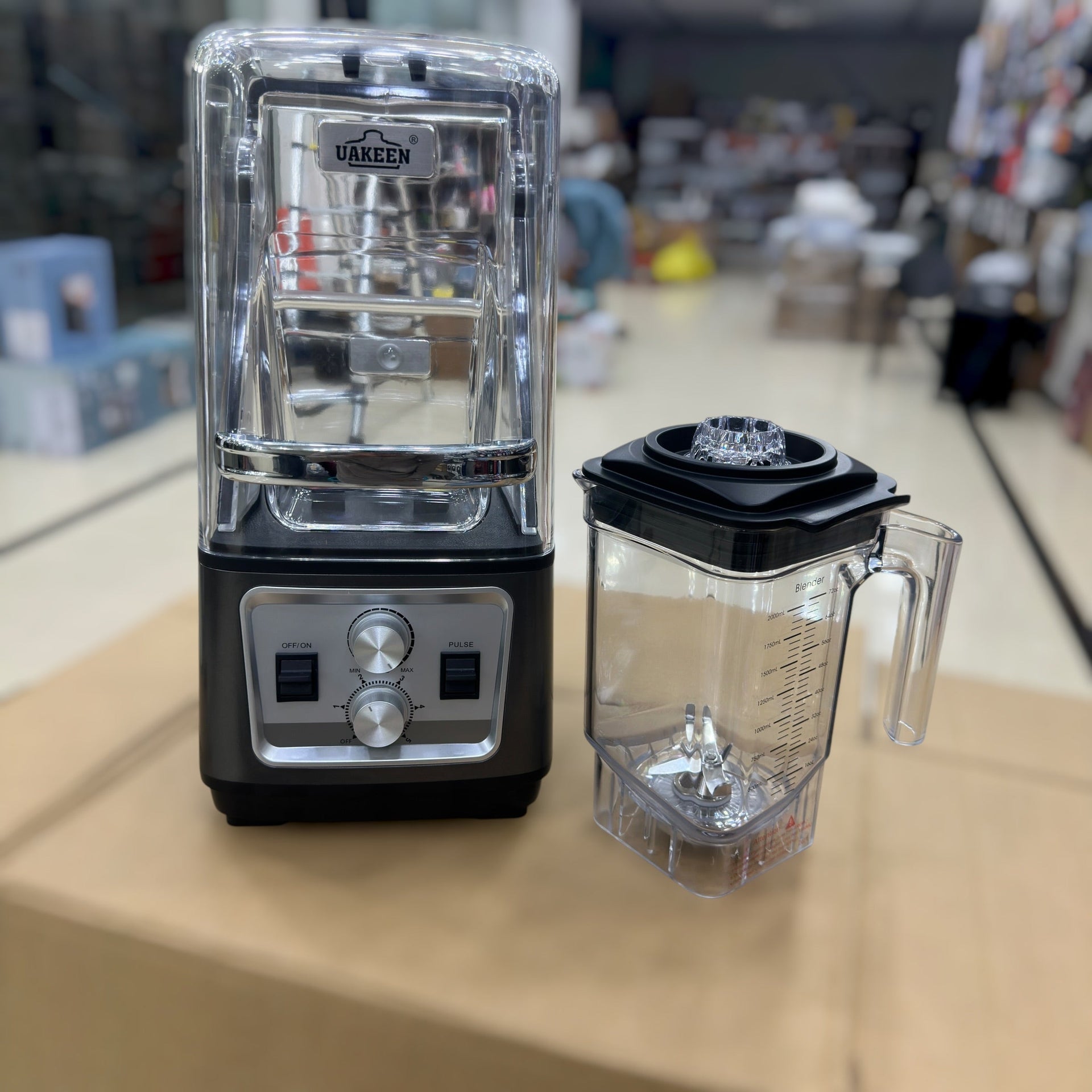 Uakeen 2L Quiet Smoothie Blender ZL-2404