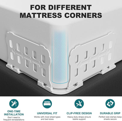 Bedsheet Holders ( Pack of 4 )