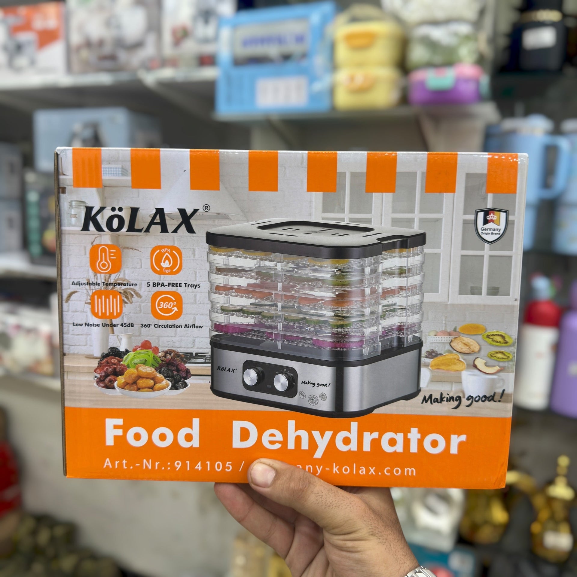 Kolax 5 Tray Food Dehydrator 914105