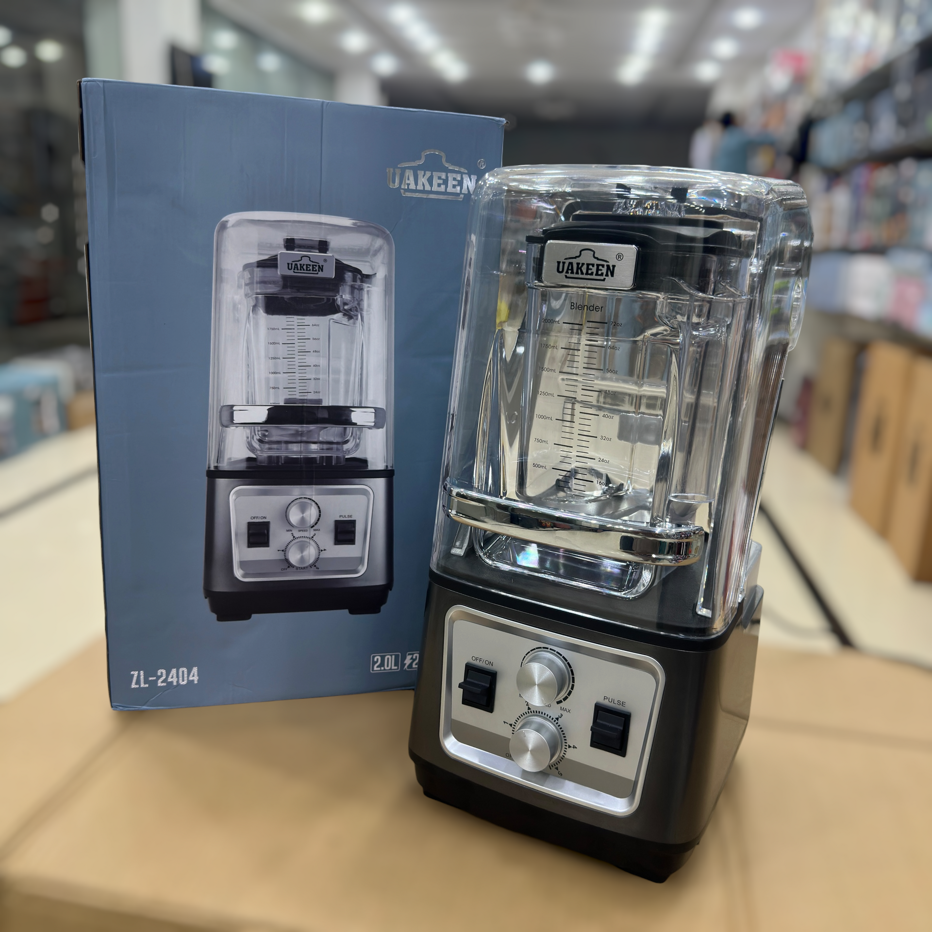 Uakeen 2L Quiet Smoothie Blender ZL-2404