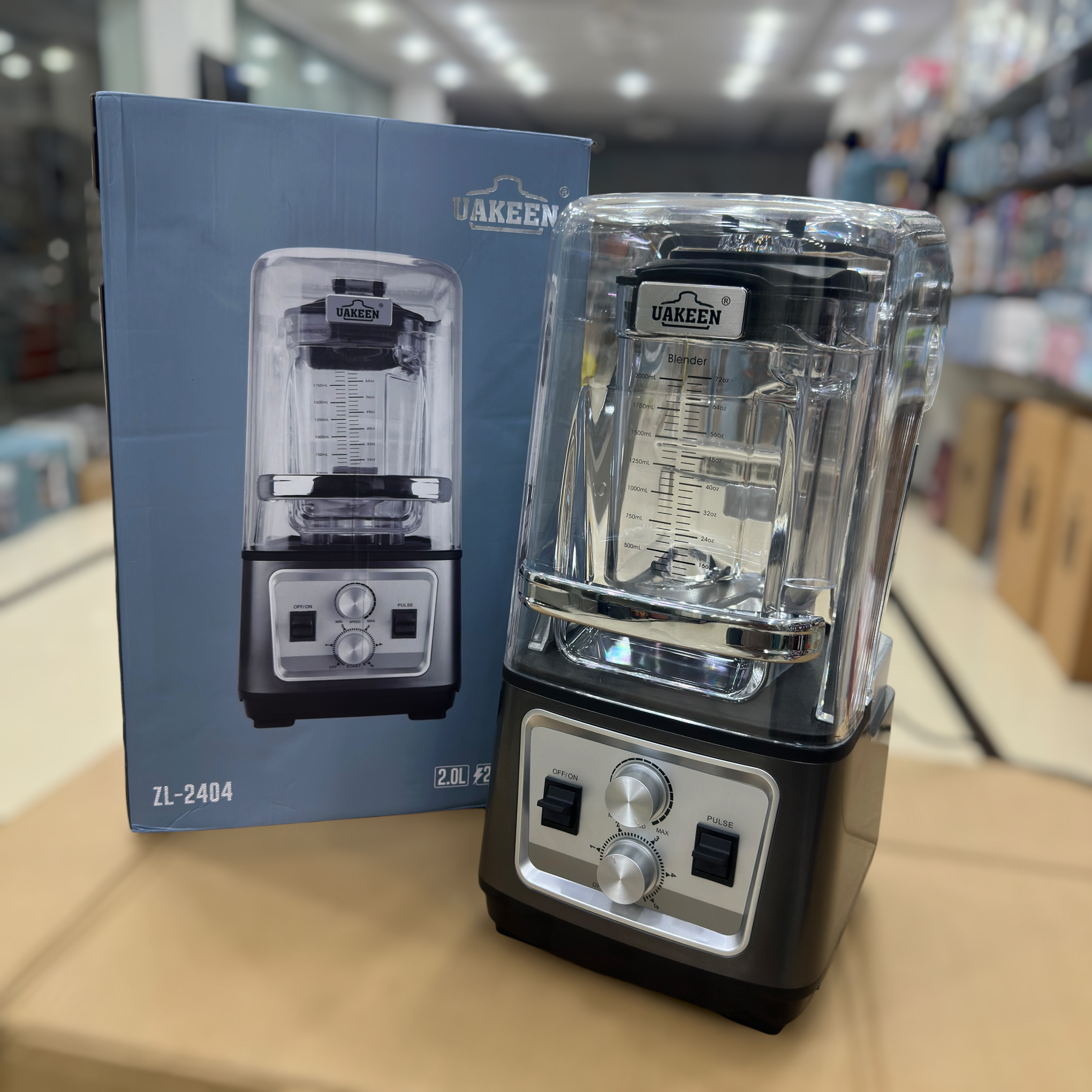 Uakeen 2L Quiet Smoothie Blender ZL-2404