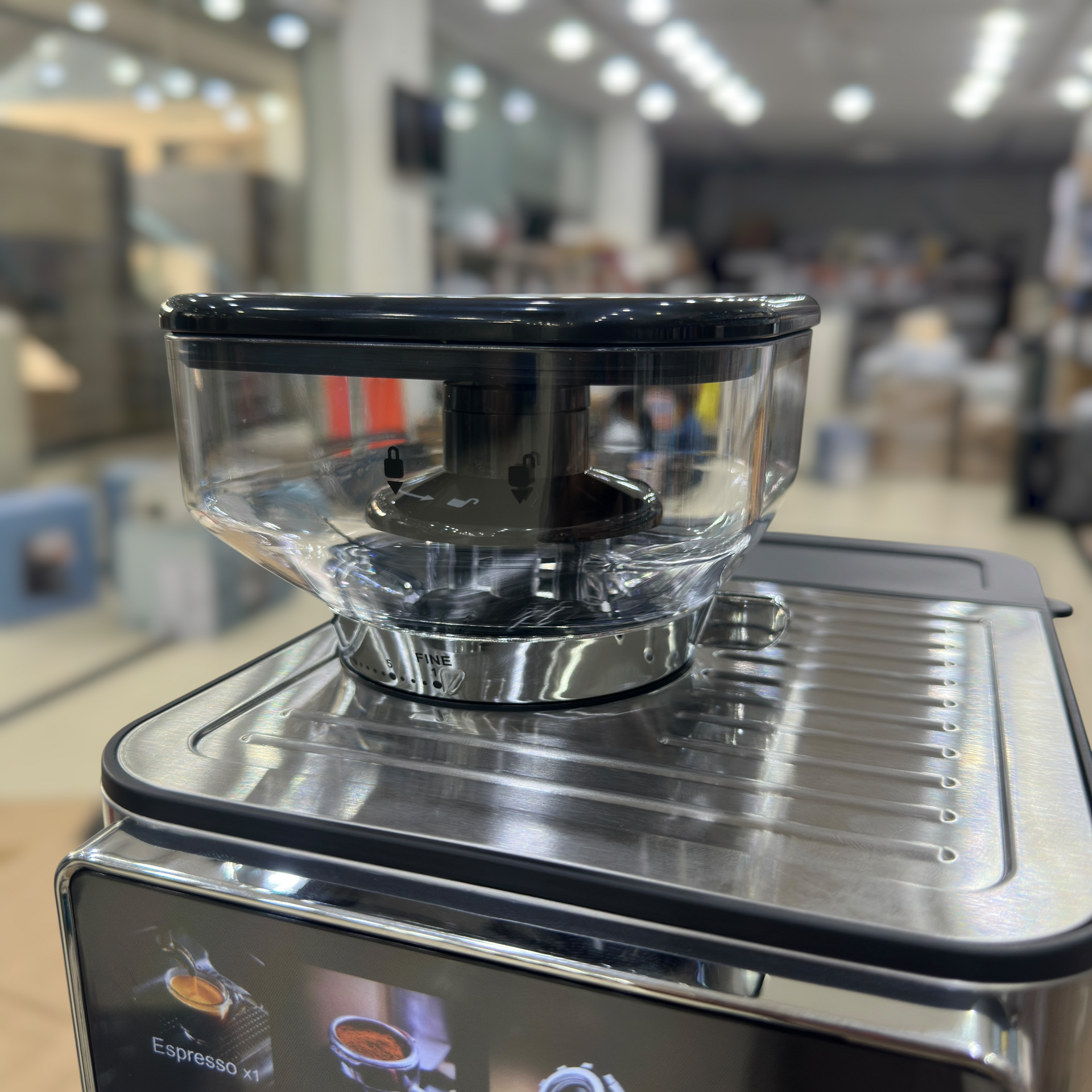 Uakeen Espresso Coffee Machine with Grinder ZL-1509